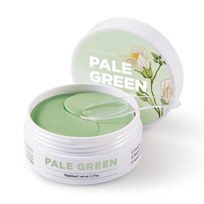 Pale Green Pastel Eye Mask