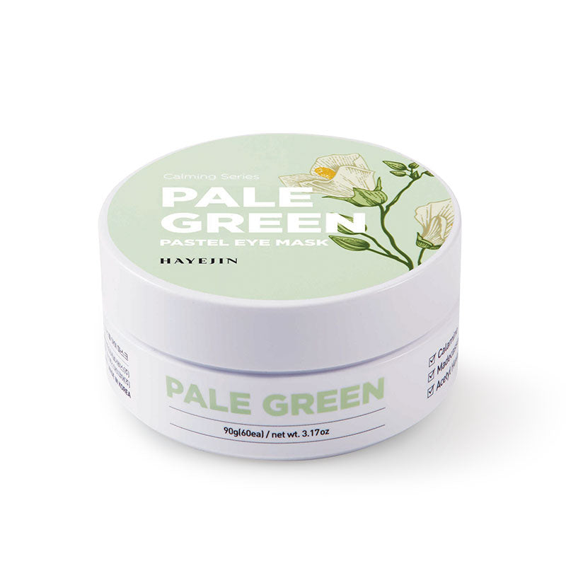 Pale Green Pastel Eye Mask